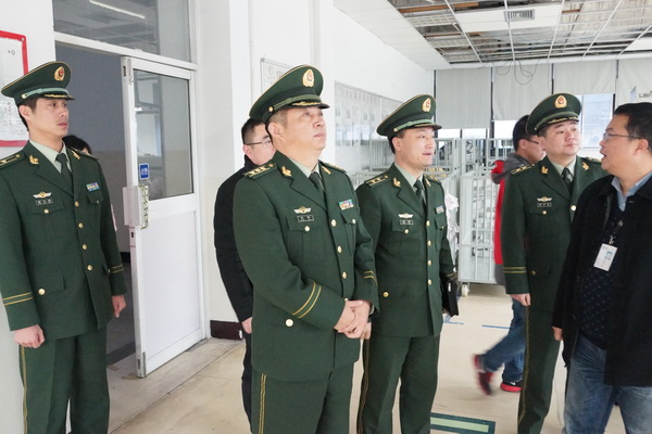 王军支队长带队督导重大火灾隐患单位整改工作